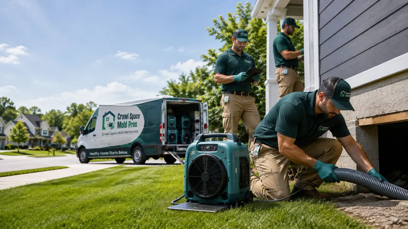 Crawl Space Mold Removal in Dearborn, MO